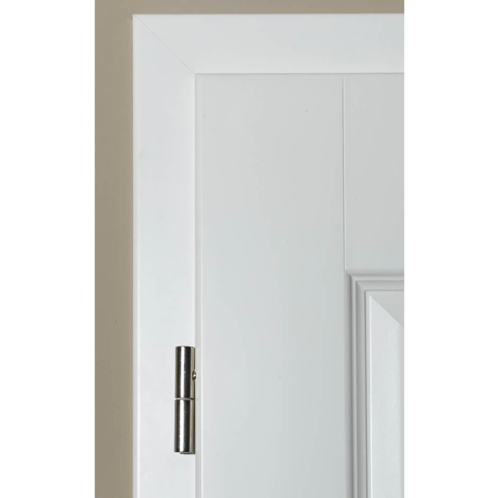 518GAWE08_14bIbJHdvUYSMm Türzarge Weiß, Rundkante, 198,5 cm