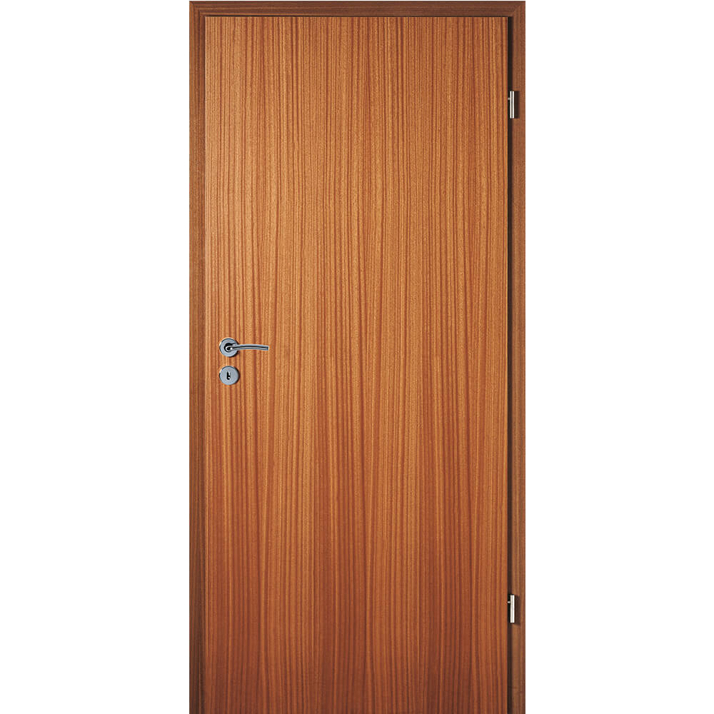 Tür, Mahagoni-Furniert, eckig, Röhrenspan, 198,5 cm