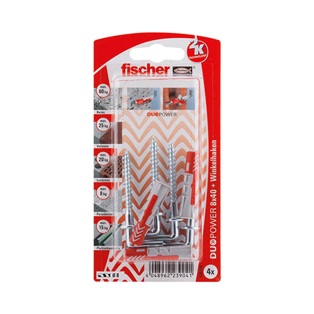 Fischer Duopower mit Haken