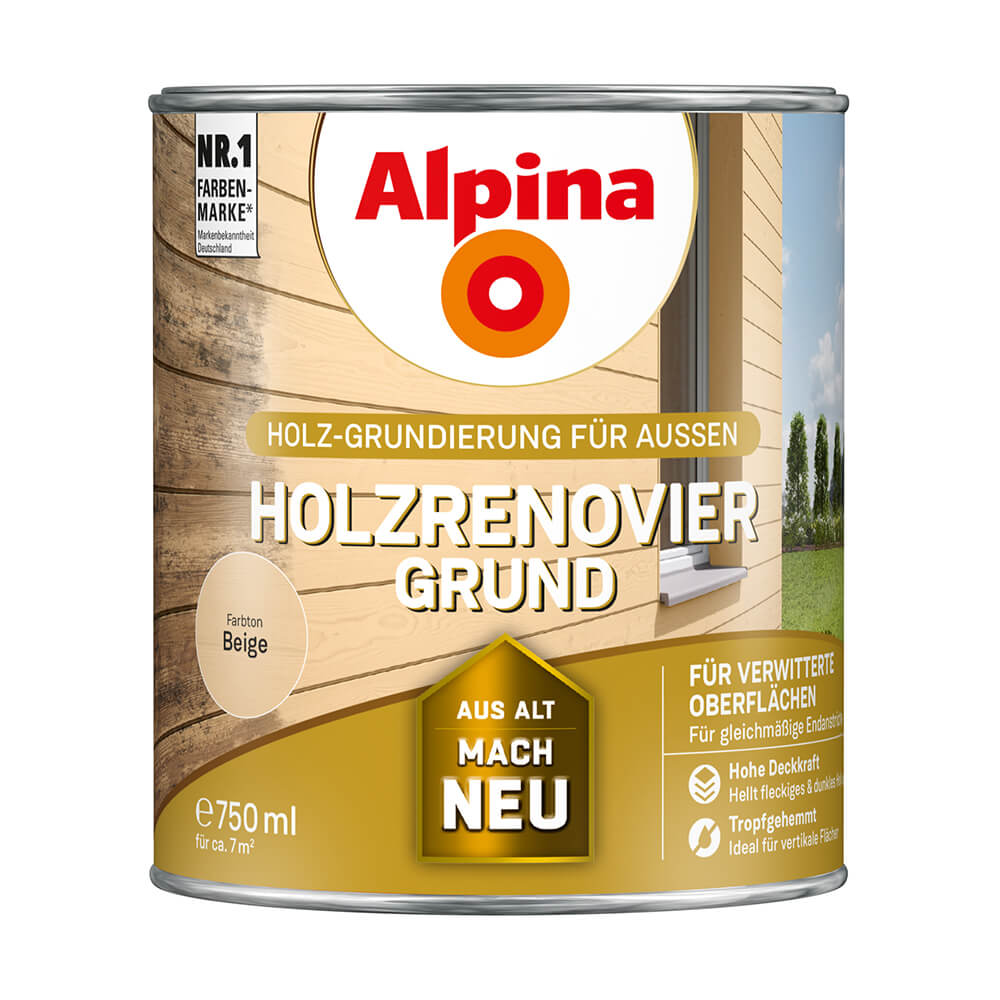 Renovier Grund Holz, Alpina