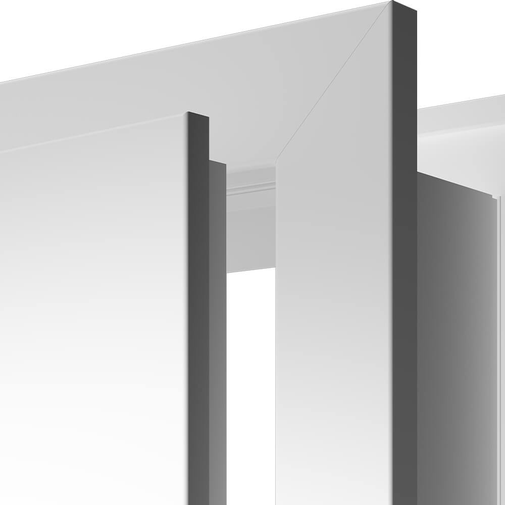 toilette, fliesen, verkleidung, spiegel, modern