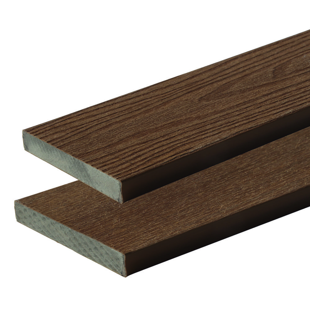 Holzleisten, Holzprofil, Braun, Schwarzbraun, Laminatoptik