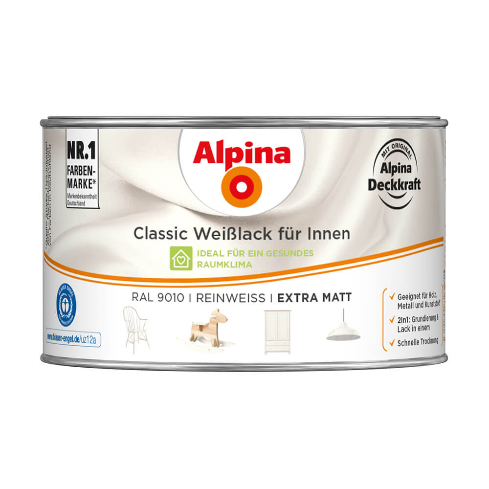 Classic Weißlack, Extra Matt, Alpina