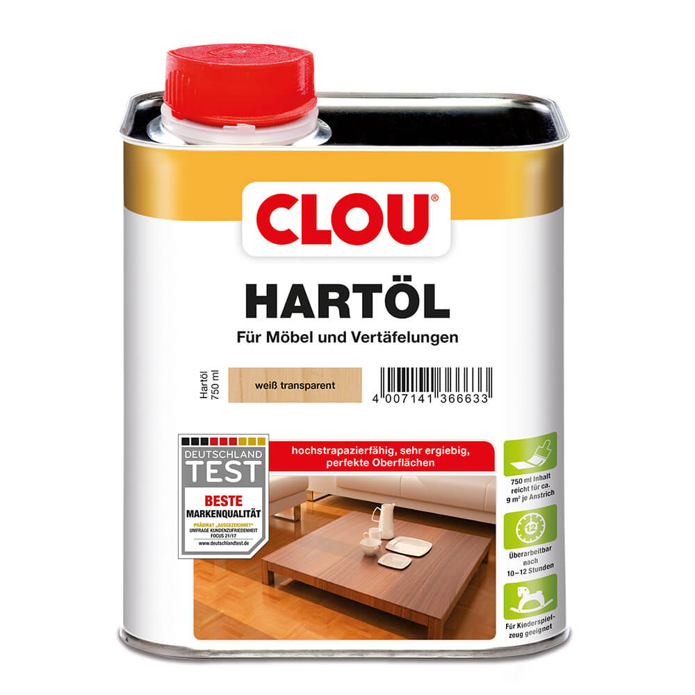 Clou Hartöl weiß