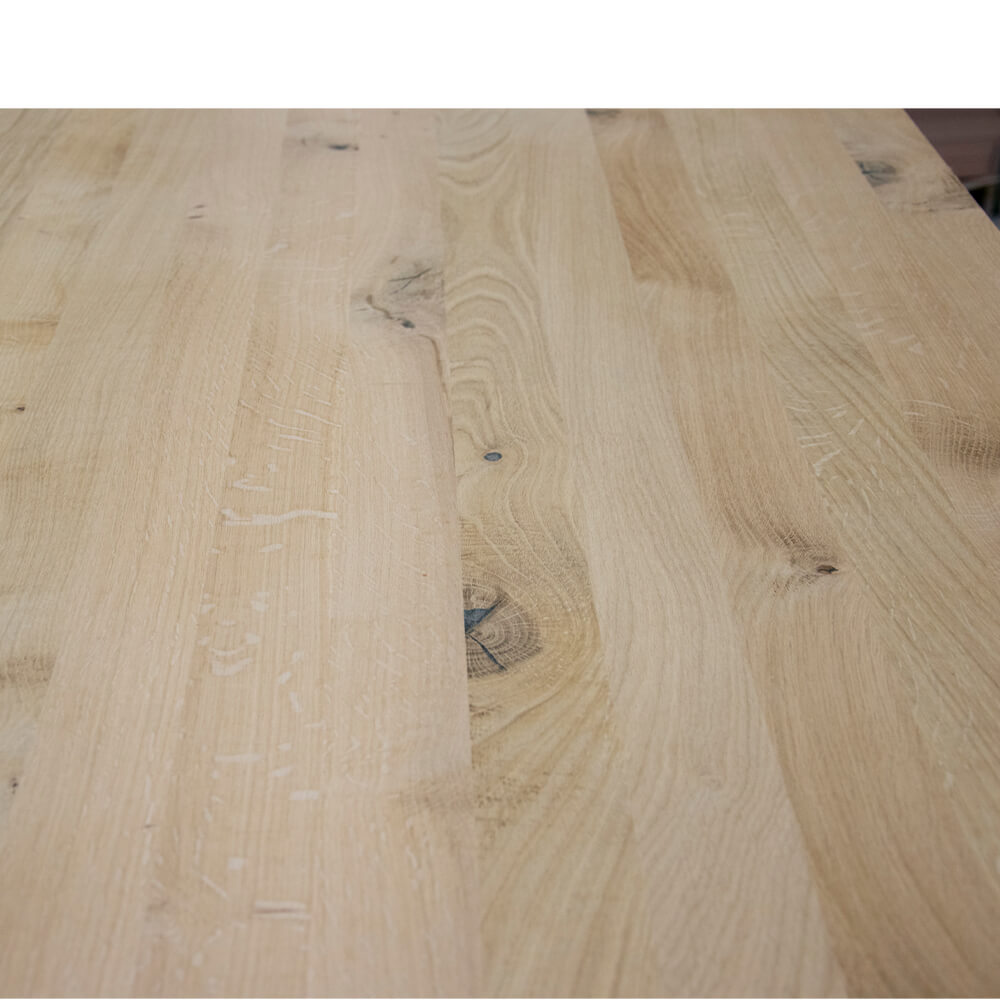 44LEIEID1910_Wild Leimholzplatten Wildeiche, durchgehende Lamellen,