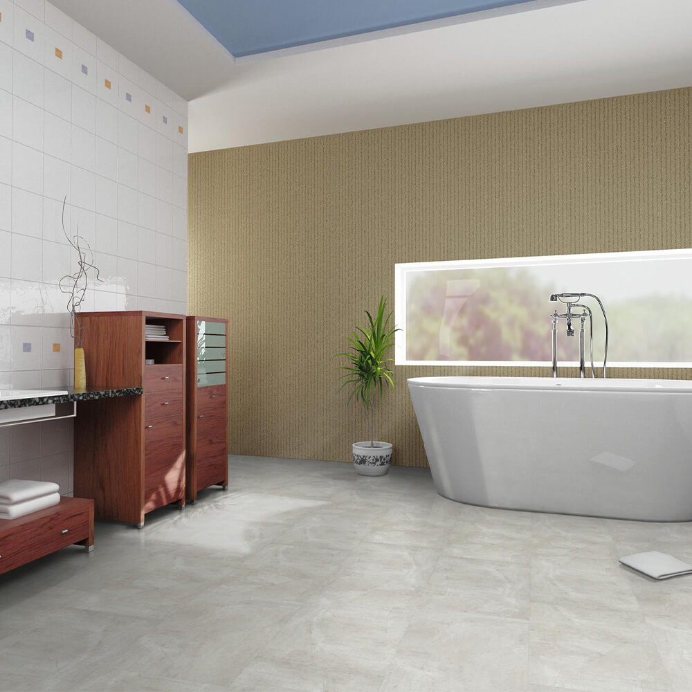 Vinylboden Stein Concrete white XL