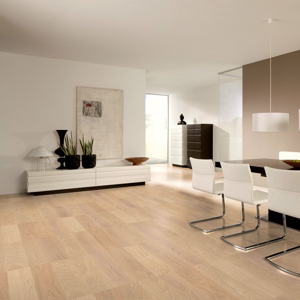 Wohnzimmer, Esstisch, Weißer Schreibtisch, Holzboden, Möbel-Set