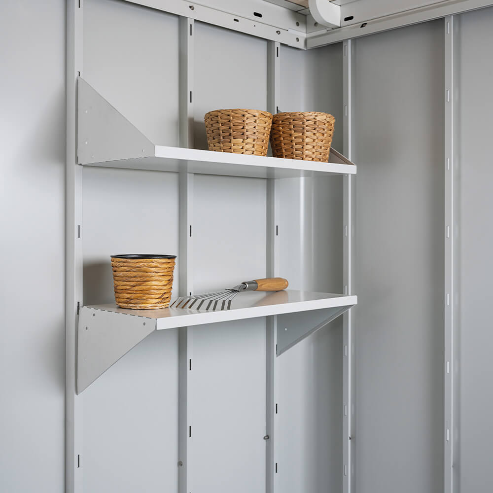 45040_Regalboeden_Neo_2Stk_Zubehoer_1000x1000 Regalboden Gerätehaus Neo, grauweiß