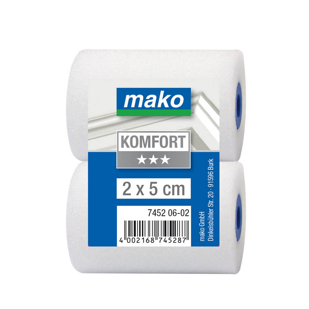 Lack-Mini Ersatzwalze mako-poren