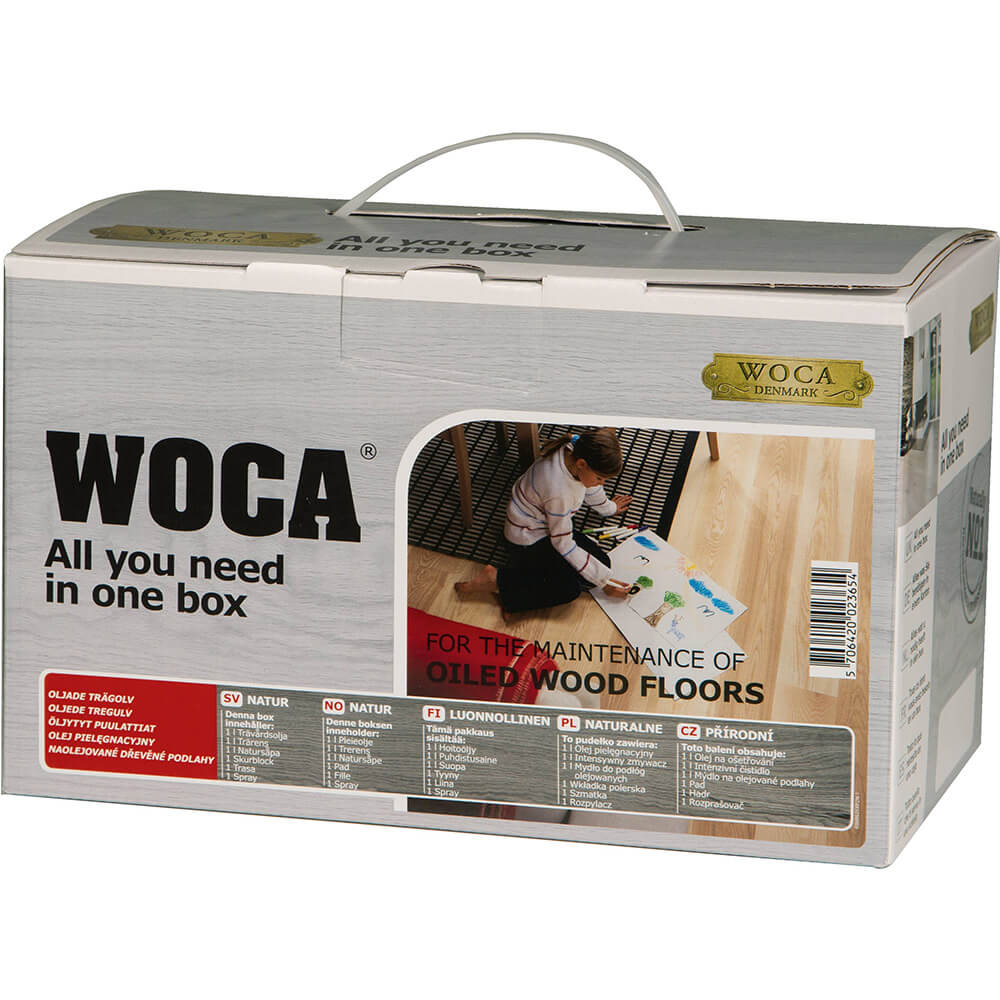 WOCA Pflegebox mit Pflegeöl