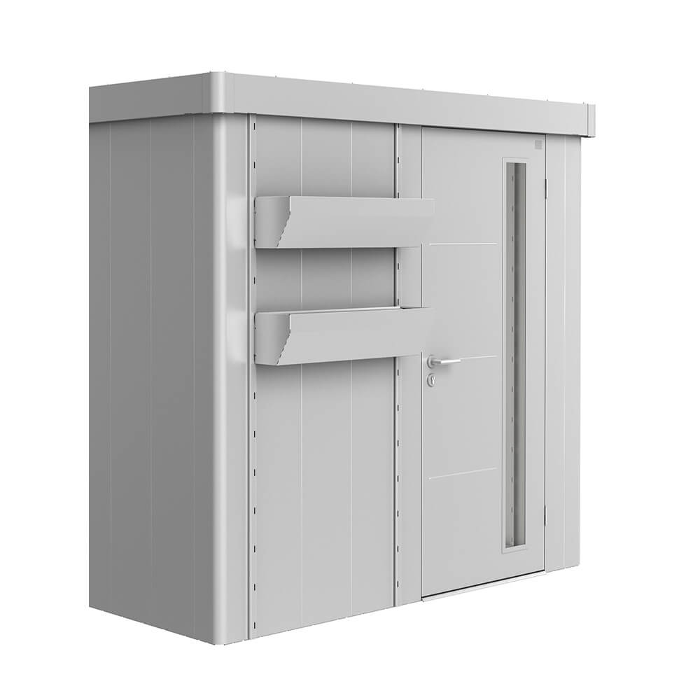 47035_FloraBoard_Neo_silber_Rendering FloraBoard zu Gerätehaus Neo, silber-metallic