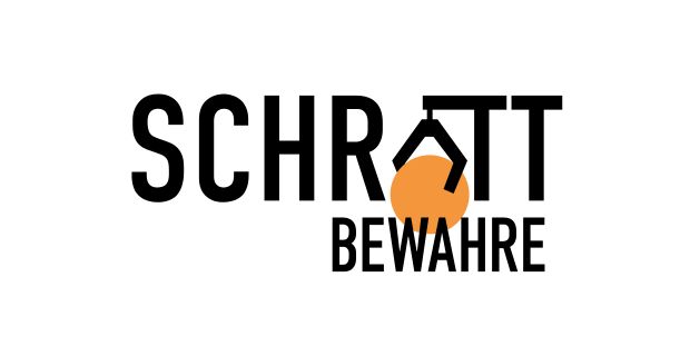 A&J kooperiert mit Schrott bewahre e.V. für eine bessere Kreislaufwirtschaft » Logo Schrott bewahre e.V.: oben – das Wort Schrott in schwarzen Buchstaben, wobei ein T, wie ein Kran das vorherige O als orangene Kugel hält; darunter rechtbündig das Wort bewahre in schwarzen Großbuchstaben